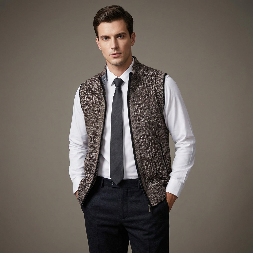 Viretti™ – Elegancka kamizelka z zamkiem błyskawicznym