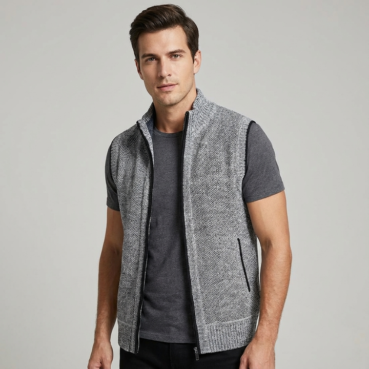 Viretti™ – Elegancka kamizelka z zamkiem błyskawicznym