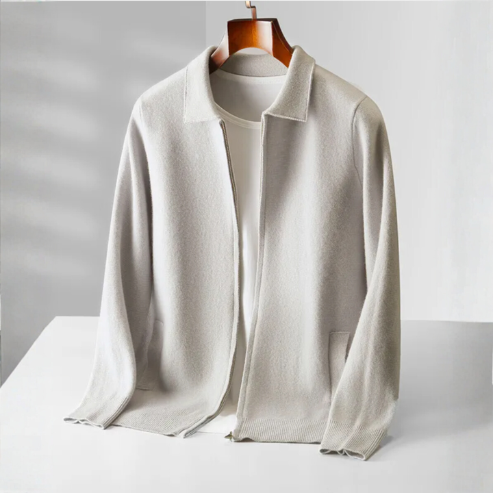 Lorenzo™ – Stylowy Kardigan z Czystej Wełny