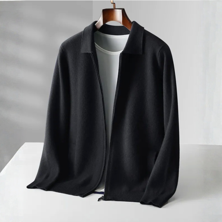 Lorenzo™ – Stylowy Kardigan z Czystej Wełny