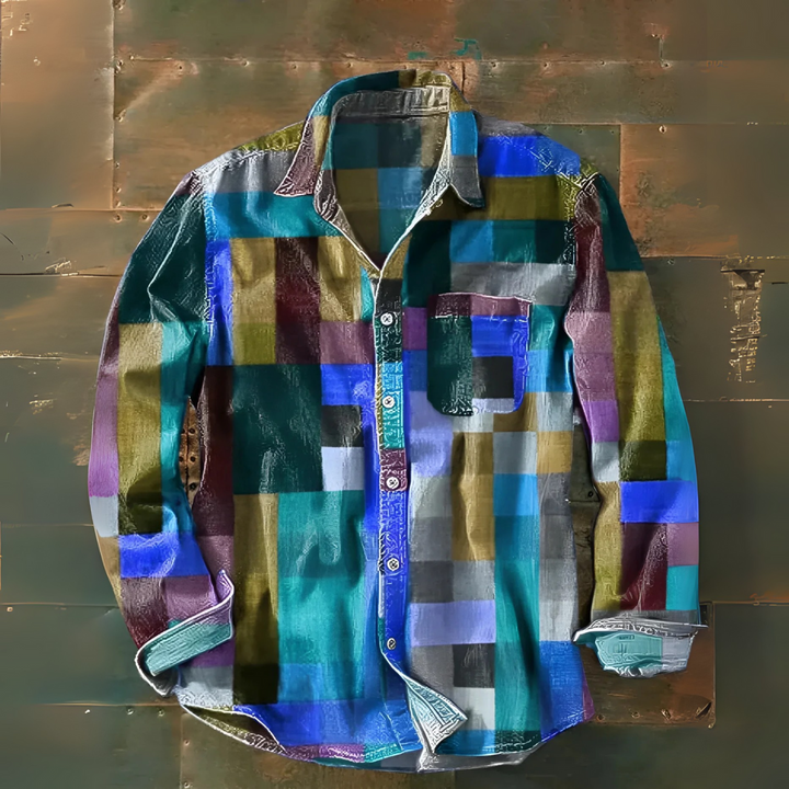 Isaac™ - Elegancka koszula z praktyczną kieszenią