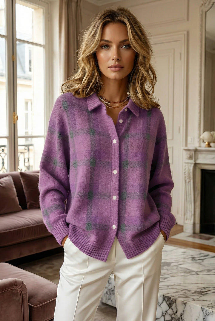 Tesa™ - Plisowana kamizelka dzianinowa