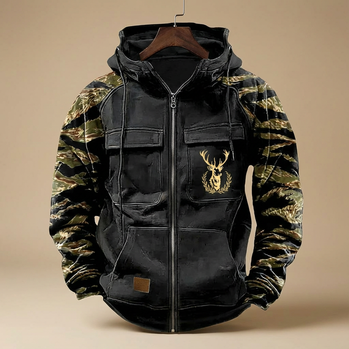 Wojciech™ – Minimalistyczna męska bluza z wieloma kieszeniami