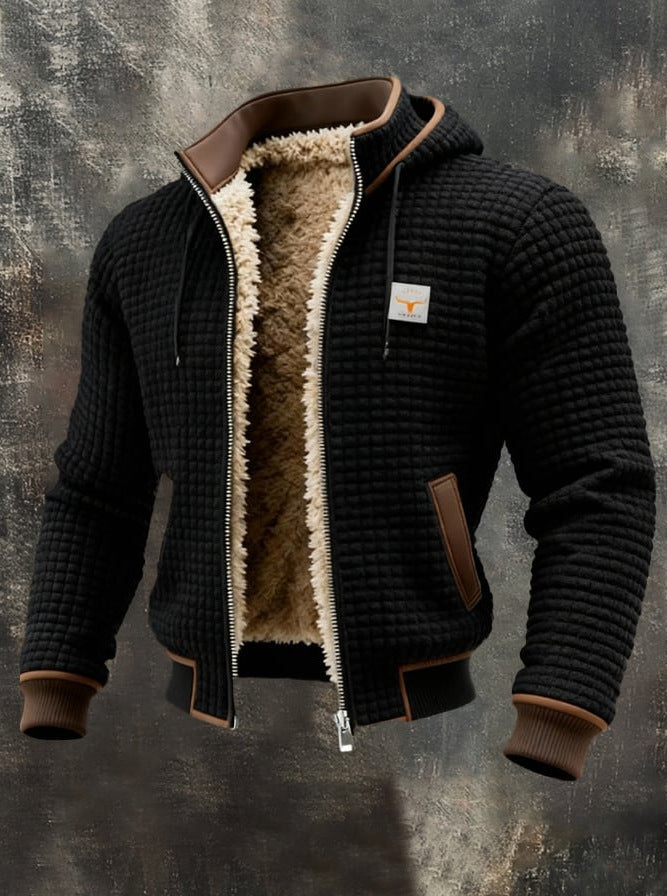 Borys™ - Elegancki kurtka pikowana z wykończonym kołnierzem