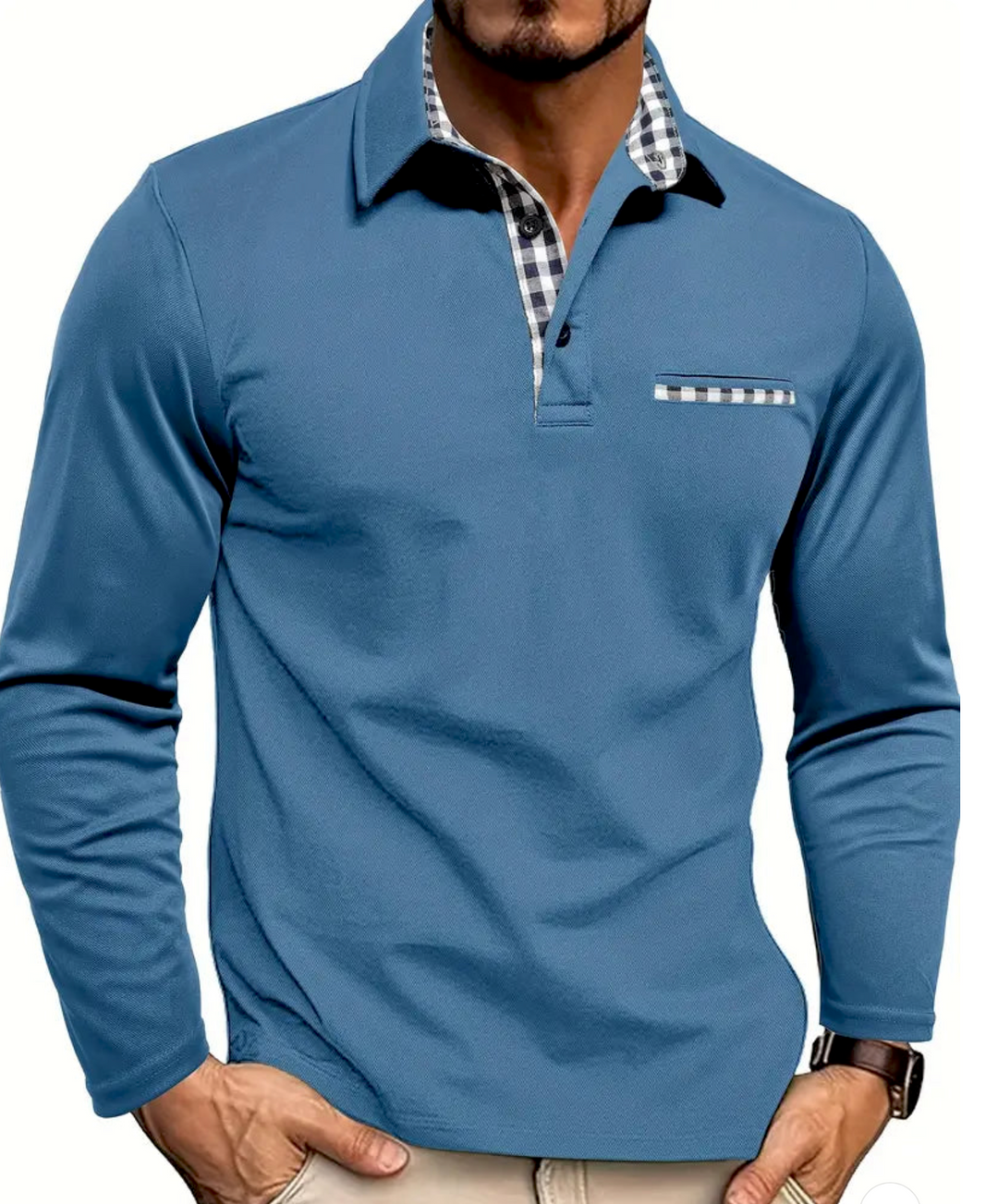 Jason™ - Koszula polo z długim rękawem