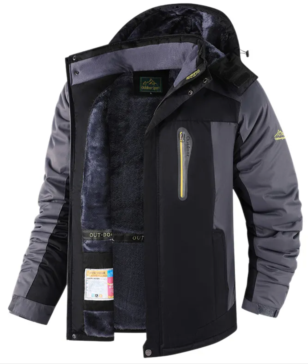 Viktor™ – gruba męska kurtka zimowa z podszewką z polaru