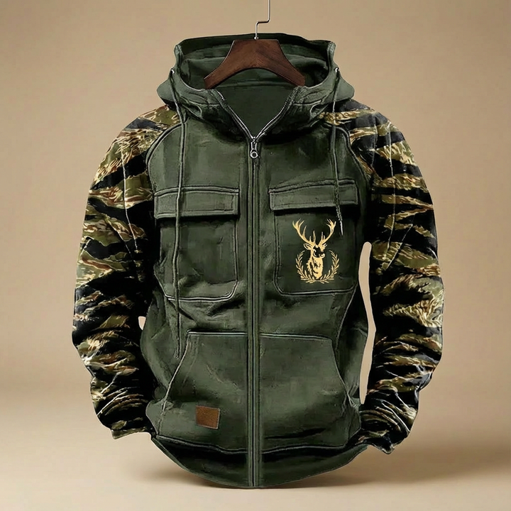 Wojciech™ – Minimalistyczna męska bluza z wieloma kieszeniami