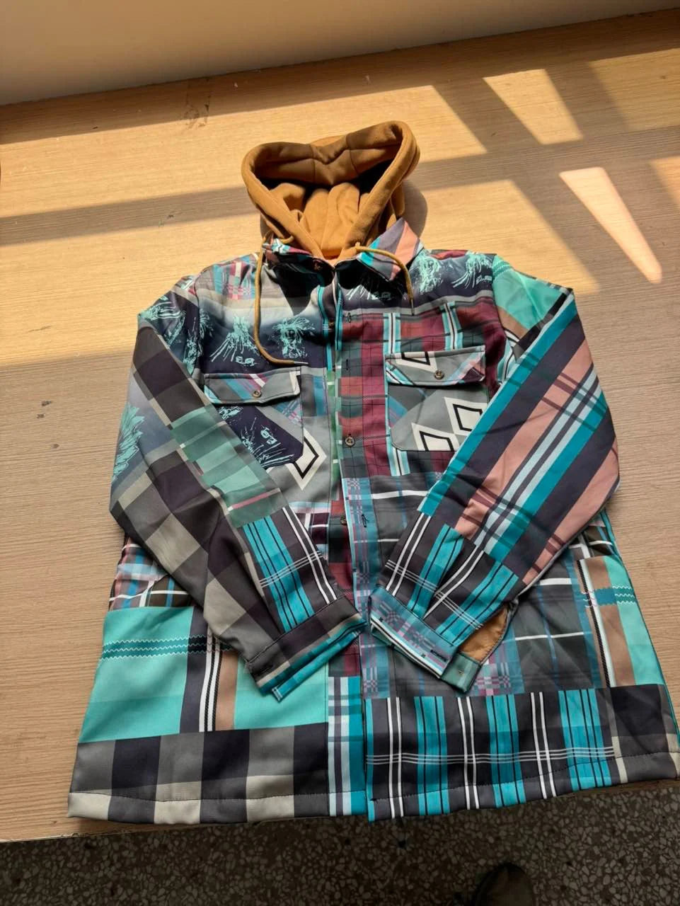 Alain™ - Kurtka z łatek patchwork