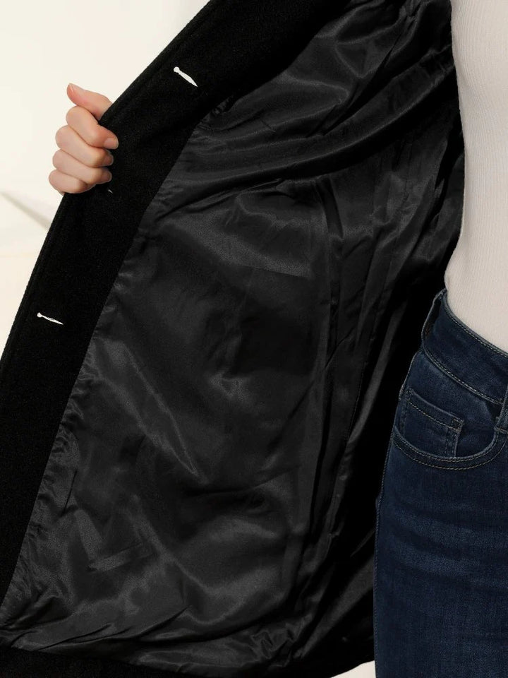 Donatella™ - Damski zimowy płaszcz zapinany na guziki