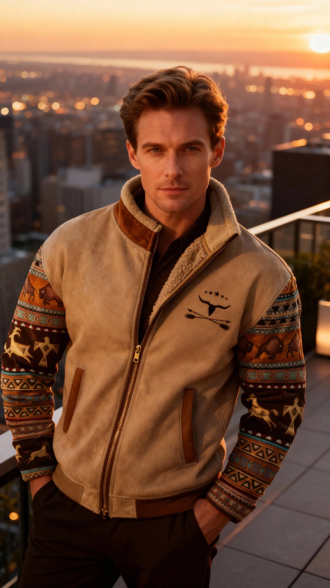 FrostRebel™ – Stylowa kurtka polarowa z podszewką termiczną