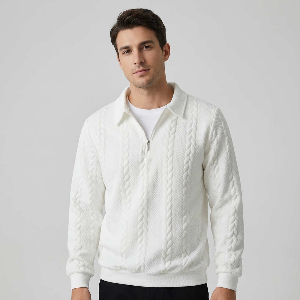 Ravello™ – Stylowe polo z krótkim zamkiem