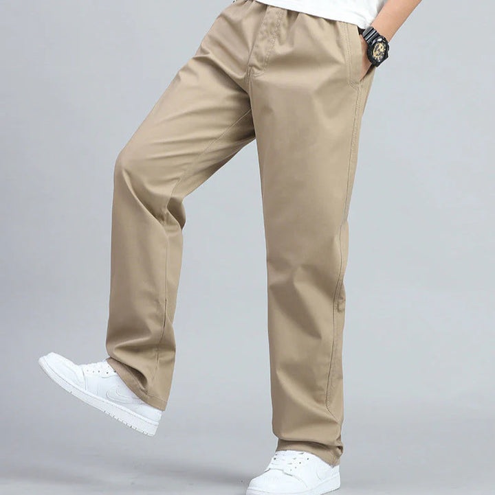 Luca™ – Męskie bawełniane spodnie z szeroką nogawką