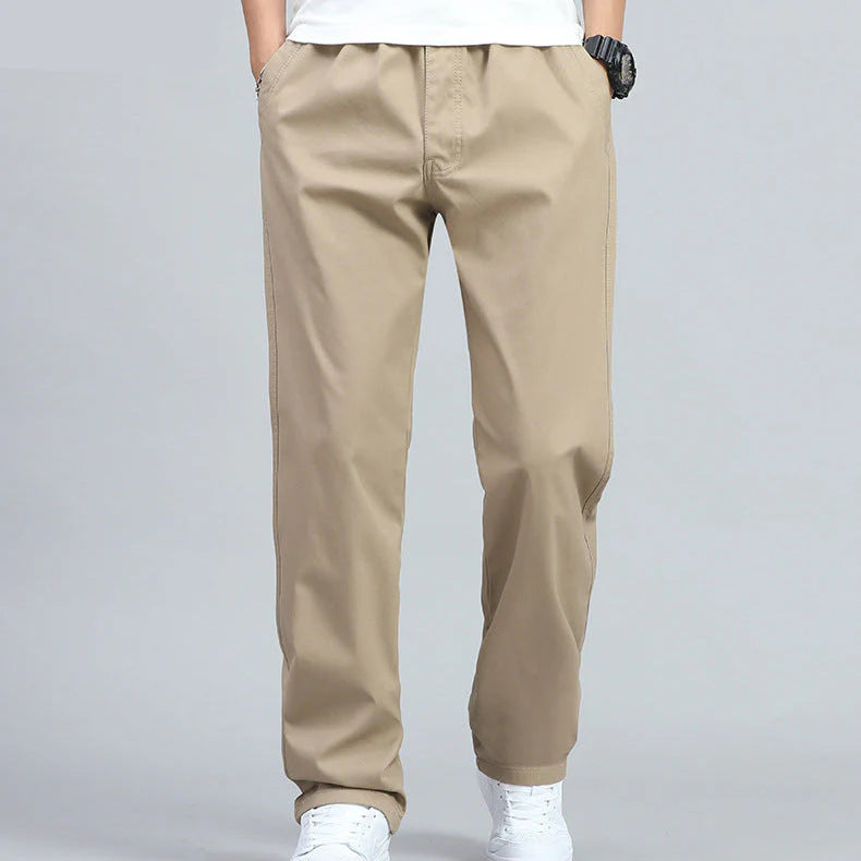 Luca™ – Męskie bawełniane spodnie z szeroką nogawką