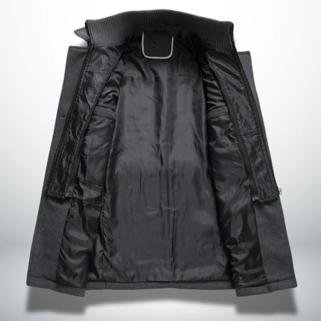 Mateusz™ - Ciepły i Elegancki Płaszcz dla Mężczyzn