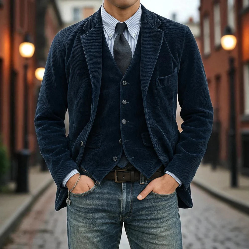 Provence™ - Kurtka i kamizelka w stylu vintage