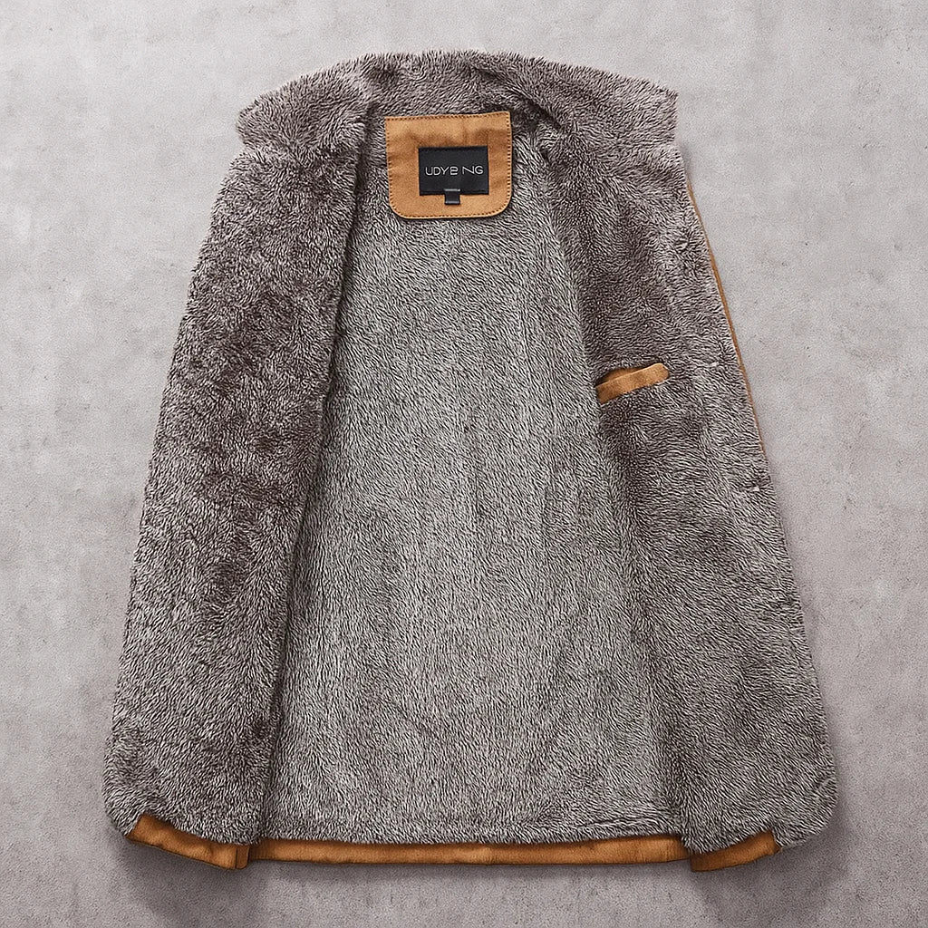 ROSSI™ - MĘSKI PŁASZCZ SKÓRZANY