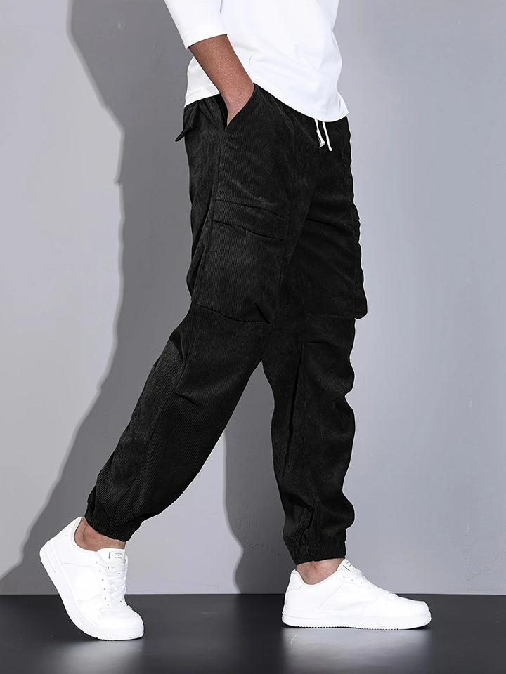 Tavo™ – Sztruksowe spodnie cargo